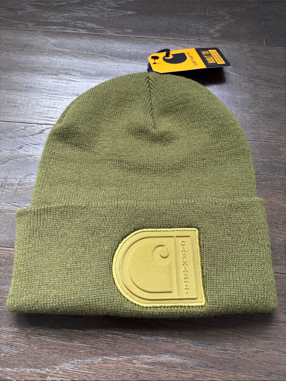 Carhartt Tonal C Patxh, Knit Cuffed Stretch Beanie